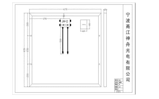 EnergyPal Yongjiang Shenzhou Photovoltaic Solar Panels SZGD055M-12 SZGD055M-12