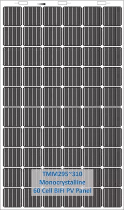 EnergyPal Tamrons Active Solar Panels TMM295~310DL TMM305-DL