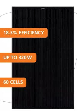 EnergyPal Winaico Solar Panels WSP-MX PERC Full Black AUS WSP-320MX