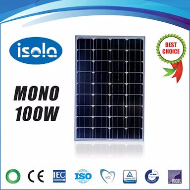 EnergyPal Isola New Energy Solar Panels YH100W-18M YH100W-18M