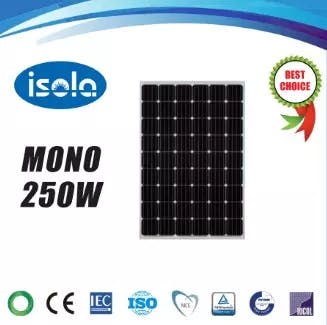 EnergyPal Isola New Energy Solar Panels YH250W-30-M YH250W-30-M