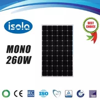 EnergyPal Isola New Energy Solar Panels YH260W-30-M YH260W-30-M