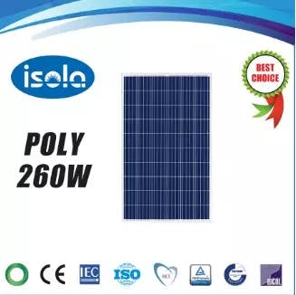 EnergyPal Isola New Energy Solar Panels YH260W-30-P YH260W-30-P