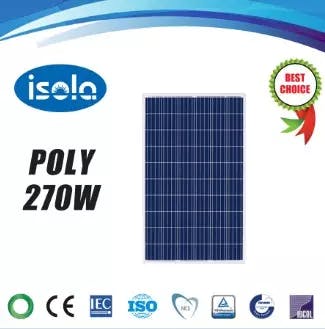 EnergyPal Isola New Energy Solar Panels YH270W-30-P YH270W-30-P
