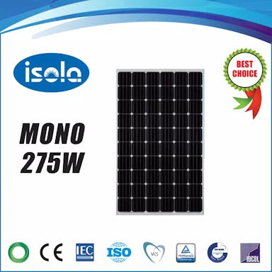 EnergyPal Isola New Energy Solar Panels YH275W-30M YH275W-30M