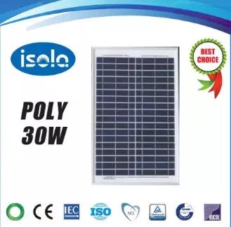 EnergyPal Isola New Energy Solar Panels YH30W-18-P YH30W-18-P