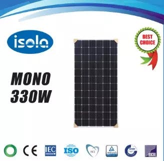 EnergyPal Isola New Energy Solar Panels YH330W-36-M YH330W-36-M