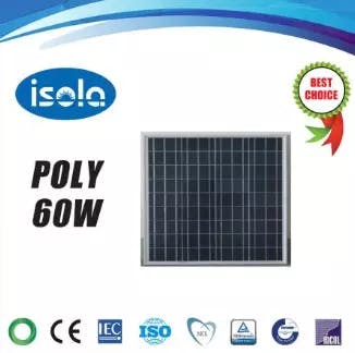 EnergyPal Isola New Energy Solar Panels YH60W-18-P YH60W-18-P