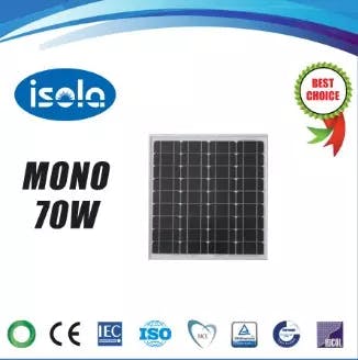 EnergyPal Isola New Energy Solar Panels YH70W-18-M YH70W-18-M