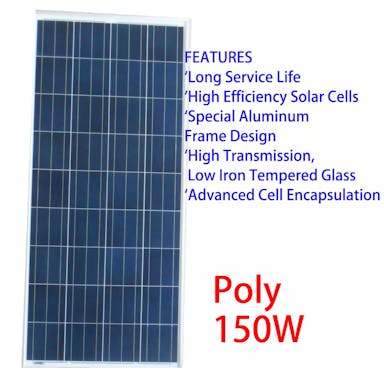 EnergyPal Zonhan New Energy Solar Panels ZPVP-150W ZPVP-150W